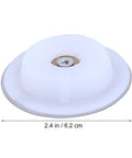 Bathtub Stopper for 40-45mm Holes Flat Cover Stainless Steel measuring 2.4 inches with a flat design and durable material.