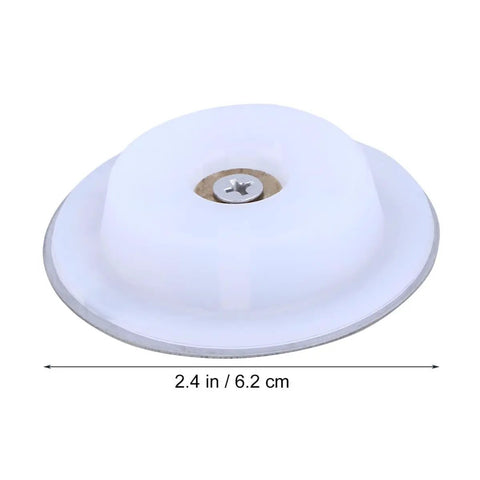 Bathtub Stopper for 40-45mm Holes Flat Cover Stainless Steel measuring 2.4 inches with a flat design and durable material.