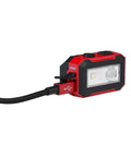 Rechargeable Magnetic Task Light With LED, 2 Foot Heavy Duty Cable, Lightweight Black Work Light For Garage And Job Sites, Hands Free Magnetic Mount