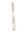 Wall Mounted Stair Handrail And Stainless Steel Grab Bar For Steps Built Tough Silver Finish Heavy Duty Grip Tight Moisture Resistant Solid As A Rock Home Safety Upgrade side view showing smooth silver finish and mounting hardware
