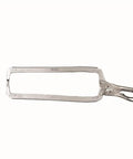 24 Inch Locking C Clamp With Wide Opening And Quick Release Trigger For Woodworking And Metal Projects Built Tough From Heat Treated Alloy Steel For Heavy Duty Performance And Secure Hold, side view
