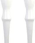 Imperial Console Sink Legs Set In White Ceramic 28.94 Inches Tall 2 Piece Support Base For Vessel And Console Sinks