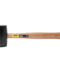 16 Oz Rubber Mallet With Durable Rubber Head And Wood Handle Non Marring Hammer For Carpentry And Furniture Assembly DIY Projects