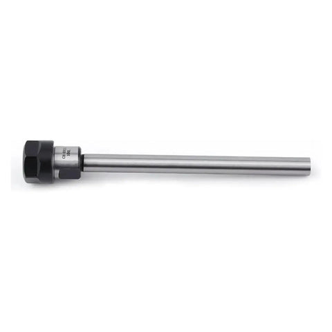 Hella Tough 8mm Cylindrical Shank Collet Extension With Knockout Precision Threading, steel body for heavy shop lathes.