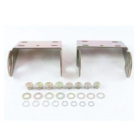 Solid Replacement Mounting Feet Kit For JLG 800S 860Sj 680S Telescopic Boom Lift with brackets and washers.