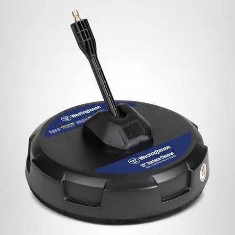 12 Inch Pressure Washer Surface Cleaner Attachment For Up To 2500 PSI With 1/4 Inch Quick Connect shown from top angle