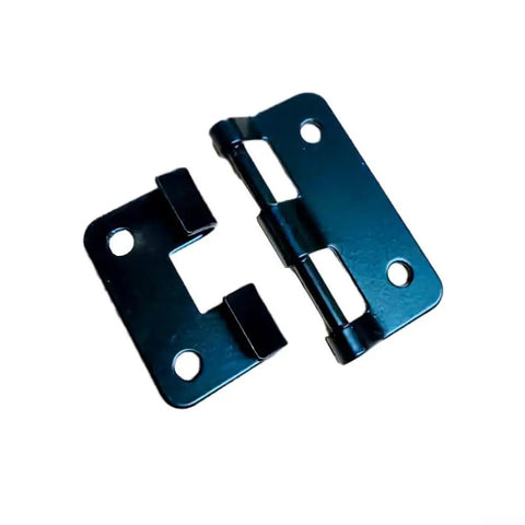 Detachable Hook Off Hinges For Instrument Cases And Flight Cases Iron Cabinet Hinge with black finish, 56 x 5 x 43.5 mm