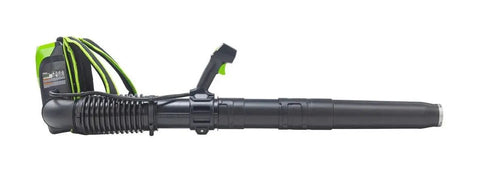Tough As Nails Brushless Cordless Backpack Leaf Blower Delivers 60 Volt Max Power With 550 CFM Airflow And 140 MPH Speed profile view
