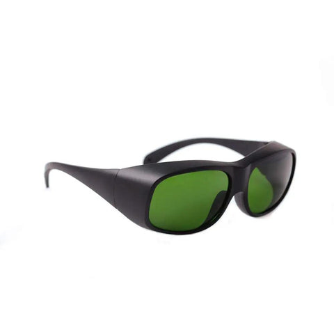Top Shelf Laser Protective Glasses Safeguard Your Peepers Across The 200 To 1400nm Wavelength Featuring Heavy Duty Frames and tinted lenses.