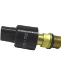 Heavy Duty Pressure Sensor For Excavators Delivers Precise Hydraulic Readings, black and brass threaded connector
