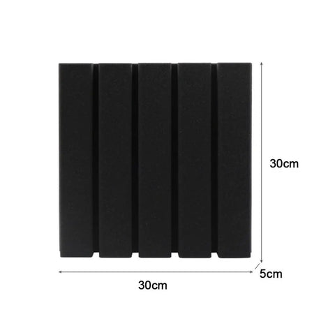 Kick Some Serious Noise To The Curb With This Top Notch Soundproof Acoustic Foam Panel Set Featuring High Density Wedge Wall Tiles That Are Straight Up Fire Retardant And Built Tough For Real Home Studio Upgrades - 30cm black foam panel.