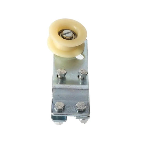 Premium Motorcycle Chain Tensioner Roller For Pitbike Motion Adjuster Pulley Fit 66cc 80cc Motorized Bicycle Two Stroke Engine Kit Upgrade Smooth Ride, white roller