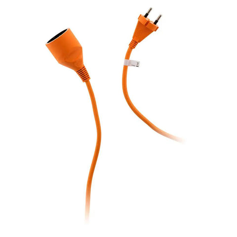 Badass Ten Meter Extension Cord With Rock Solid IP54 Weatherproof Housing For Outdoor Grunt Work 16 Amp Industrial Orange Power Cable.