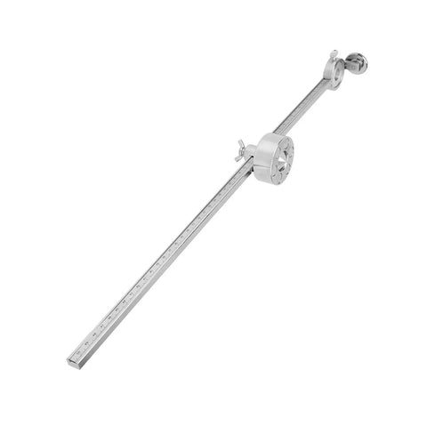 Heavy Duty Stainless Steel Torch Compass Roller Guide For Oxygen Welding And Cutting With Adjustable Gauge Scale Ruler Magnetic Base 50 Cm Length, 50cm Stainless Steel ruler with adjustable gauge.