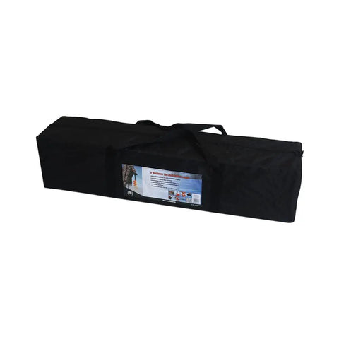 Carrying case for Cordless Beast Ice Drill Auger 6 Inch Kit with nylon shaft, blade drill adapter, top plate for ice fishing.