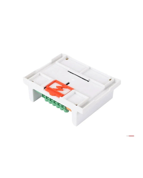 12V DC Dual Power Supply Automatic Transfer Switch Module For Reliable Backup Power And Auto Switchover Easy Install And Low Maintenance Ideal For Home Office And Workshop Electronics Systems, white plastic module with green terminals