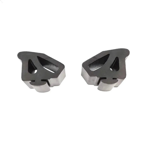 Ride Smooth Like A Champ With This Shockproof Rubber Buffer Sealing Plug Kit For Land Cruiser 4500 4700 LC100. Fits Perfectly To Stop Bumps And Noise On The Engine Bonnet Hood And Bumper Areas Made For Easy Install So You Can Chill Behind The Wheel. Two black rubber buffer plugs for Land Cruiser hood and bumper noise reduction.