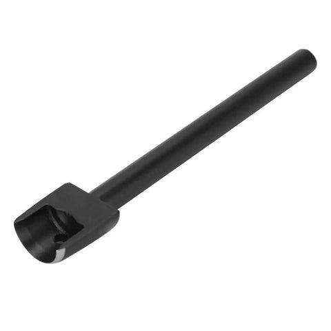 15mm Leather Semicircle Punch For Belt Straps And Purses, durable half round corner punch tool for DIY leather crafting, side view