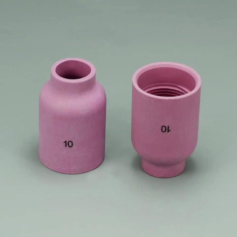 TIG Gas Lens Alumina Ceramic Cup 53N88 10 Large Diameter Five Eighths Inch Orifice for WP 9 17 18 20 26 Welding Torch