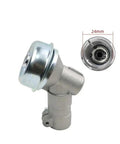 Trimmer Gearbox Assembly 24mm 7-Tooth Beefed-Up Heavy Duty Replacement For Straight Shaft Brush Cutters With 24mm Pipe Fitting Easy Install No Fuss Gearbox And Cutter Head Upgrade That Delivers Smooth Grass Cutting And Reliable Rod Alignment, 24mm metal gearbox
