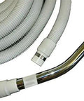 30 Foot Central Vacuum Hose Replacement Lightweight Crush Proof Design For Older Central Vacuum Systems Fits Standard 1.5 Inch Inlet