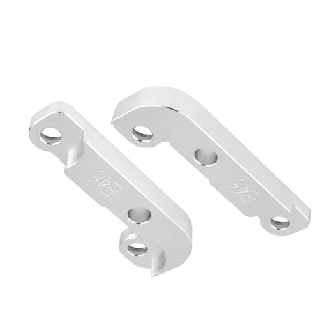 2 Piece Aluminum Drift Adapter Kit For E46 That Boosts Turn Angle By Twenty Five Percent With Mounting Hardware Included CNC Machined