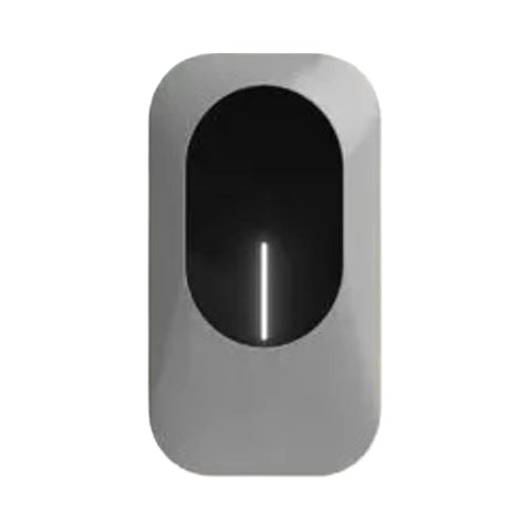 Portable EV Charger 11KW AC Charging Station sleek gray design with a black charging socket, perfect for home or road use.