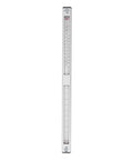 Water And Oil Tank Liquid Level Gauge With Thermometer Transparent Self Sealing Level Meter For Water Glycol And Mineral Oils Easy Install With Wide Compatibility 0.1 To 0.15 MPa, front view