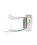12V 60W LED Driver And Dimmer For Low Voltage Lighting, White Aluminum Housing, Dry Rated, Easy Install, DIY Friendly, Smooth Dimming, Sturdy Power Supply For LED Fixtures, wired wall-mount unit