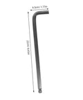 Pro Grade 2 Set High Carbon Steel Hex Wrenches With Ball And Flat Ends For Tightening Bike Bolts And Pro Maintenance Work That Hits Different Without The Hand Pain Or Slip Ups, 22cm long