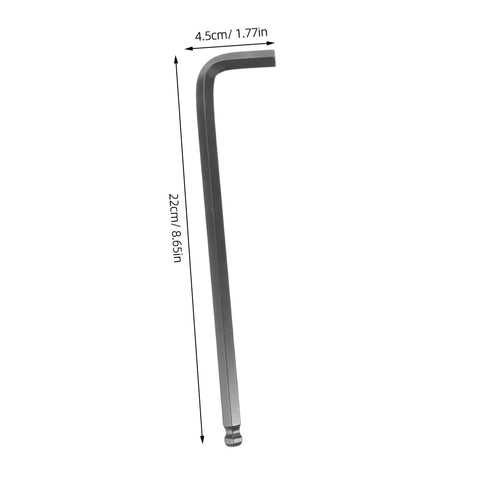 Pro Grade 2 Set High Carbon Steel Hex Wrenches With Ball And Flat Ends For Tightening Bike Bolts And Pro Maintenance Work That Hits Different Without The Hand Pain Or Slip Ups, 22cm long
