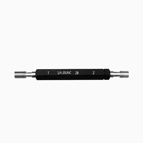 Thread Plug Gauge 1/4-20 UNC 2B Double End Go Nogo Unified Tool Steel HRC 62-64