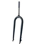 Beefy Fat Tire 26X4 Inch Threaded Steel Rigid Bike Fork for MTB and Road Cruisers, disc and caliper brake compatible, front view
