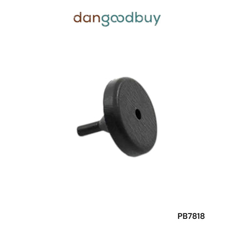 Round Rubber Bumper With Pull Through Mount For One Eighth Inch Hole In One Eighth Inch Thick Material Seven Eighths Inch Diameter