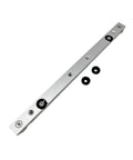 Top Tier Anodized Aluminum Miter Bar And Rail Runner Slider Table Saw Gauge Rod With Slick T Slot Track Action For Woodworking Jigs Sleds Router Tables Pro Gear, 300 mm, features sealed bearing wheels.