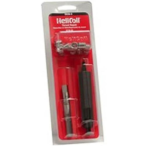 3/8-16 Inch Coarse Thread Repair Kit With 12 Inserts Installation Tool And Tap Complete DIY Instructions For Repairing Damaged Threads In Metal Holes Carded Pack Pro Grade Quality
