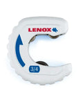3/4 Inch Copper Tube Cutter with Shock Resistant Blade, visible non-slip grooved cast body and color-coded marking for tool recognition.