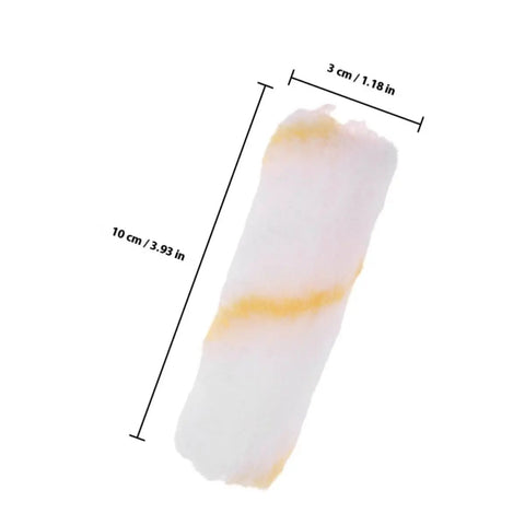 20-Piece Mini Paint Roller Covers Kit Delivers Rock Solid Performance On Drywall Mud And Concrete Surfaces While Your Brush Stays Slick With Zero Drips This Reusable Washable Set Gives You That Pro Smoother Than Silk Finish Every Single Project Run - Mini roller cover 3 cm x 10 cm for tight spaces.