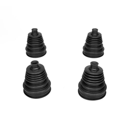4 Pack Universal CV Joint Boot Kit With Silicone Telescopic Sleeves For Drive Shaft Dust Cover Replacement Includes 12 Stainless Steel Clips