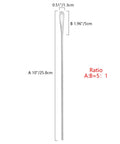 Diagram of Long Stainless Steel Coffee Stirring Spoon 10 Inch Pro Grade Drink Stirrer Mixing Spoon For Coffee Tea And Cocktails
