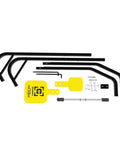 AR500 Dual Spinner Target For Rifle Shooting Three Eighths Inch Steel Target On A Collapsible Stand components layout