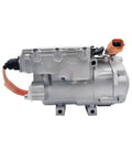 Heavy Duty Electric AC Compressor For Dongfeng E70 EV Auto Replacement OEM V510010JG0122 320V side view with connector.