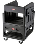 Mighty Gig Rig With 14U Top Rack And 6U Front Rack Built In Pedestal And Optional Rear Rack Rails For Deep Mixers Tough As Nails Injection Molded