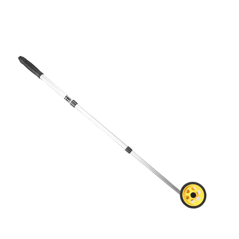 Fauitay Measuring Wheel Extendable 45-102cm, Accurate Rolling Distance with adjustable aluminum rods and yellow measuring wheel.