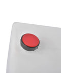 Close-up of red button on 12V Double Acting Electric Hydraulic Pump Power Unit With 6L Tank For Auto Repair, Translucent Tank