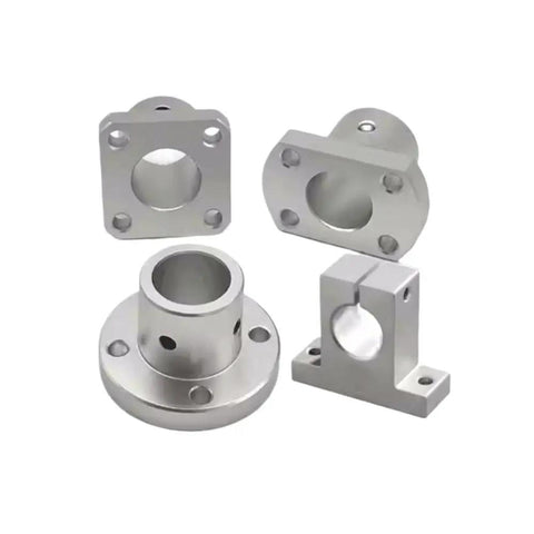 Long Sleeve Round Flanged Mount Shaft Supports for Linear Motion Automation Components, Oval Shape, 20mm Diameter, bearings for CNC