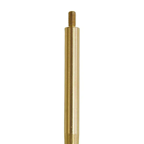 Four Inch Ramrod Extension Jag With 10-32 Threads For Standard.50 Cal Ramrods, Brass Spark-Free Design, Safe And Durable