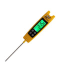 HVAC Differential Temperature Folding Pocket Thermometer With Backlit Display And Magnetic Mount For Easy On The Job Readings