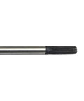 Heavy Duty Driveshaft Replacement Part 581815101 Compatible With Craftsman Poulan And Sears Riding Lawn Tractors - close-up view of metal shaft.