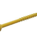 PrimeGuard Plus Wood To Wood Deck Screw Tan Two And One Half Inch Self Starting Type 17 Point Six Sided Star Drive Bugle Head Exterior Weather Resistant 1 Pound Box